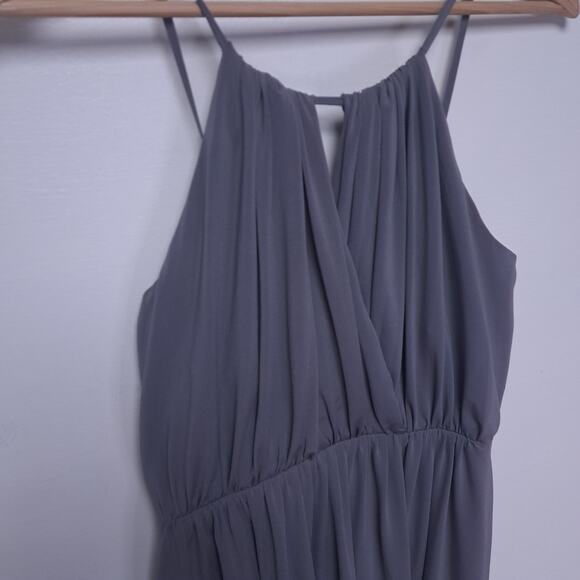 J Crew Gray Short Sleeveless Mini Dress Spaghetti Straps 2 - Picture 2 of 7